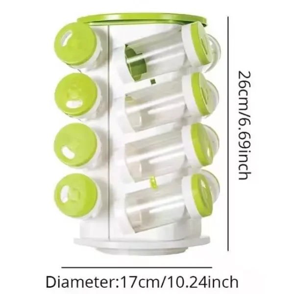 fa09d968c396a024bdd7c6056b4b143b.webp TRUEWARE 16 in 1 Spice Rack