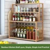 Wooden Kitchen Spice Storage Rack