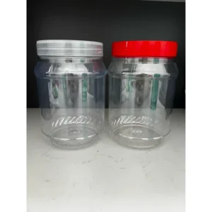 Random Plastic Jar with Lid 1500ml L11cm W11cm H17cm