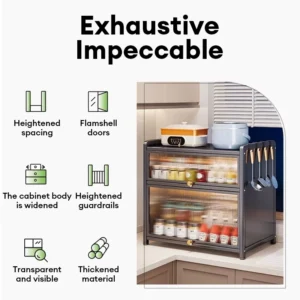 Dustproof Kitchen Dish Cabinet