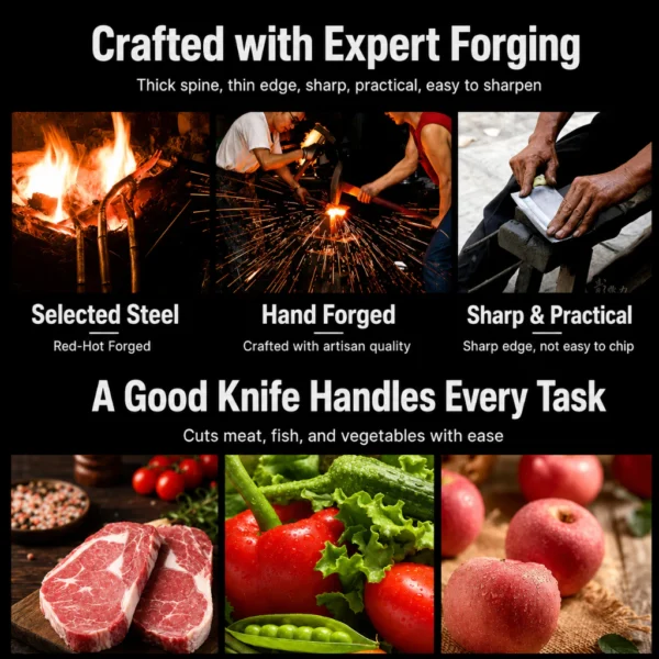 9 in 1 Stainless Steel Knife Set