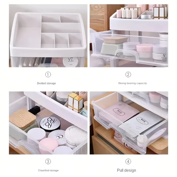 3 Layer Cosmetic Storage Drawer