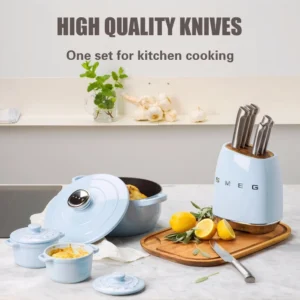 SMEG 7 Piece Knife Set