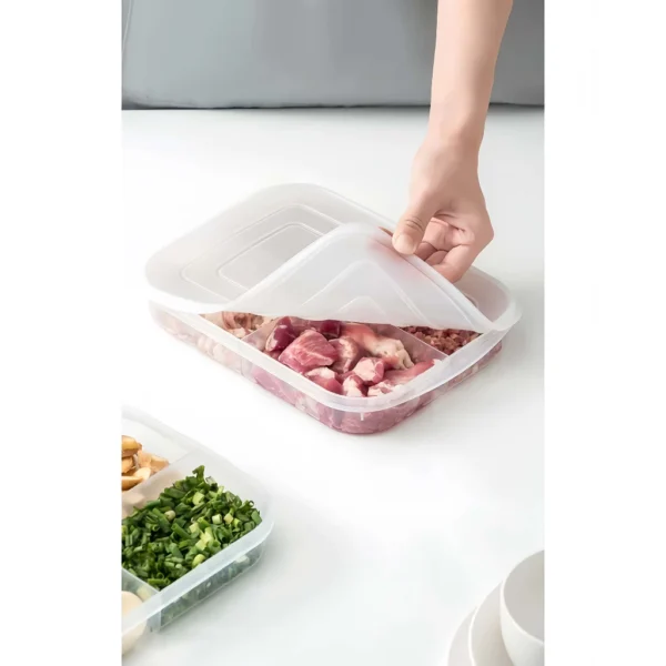 4 Grid Refrigerator Storage Box