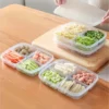 4 Grid Refrigerator Storage Box
