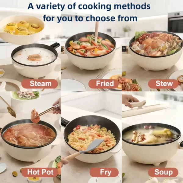 4L 1500W Multifunctional Electric Cooker