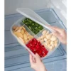 4 Grid Refrigerator Storage Box