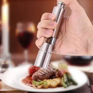 Stainless Steel Press Spice Grinder