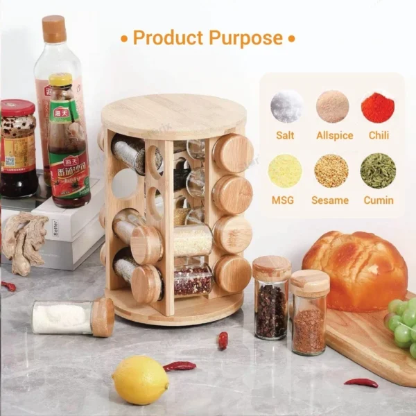 sg-11134201-81zv2-mmvmj5ddhgqu5d.webp Wooden 360 Rotating Spice Jar Rack