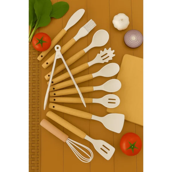12pcs Silicone Spatula Kitchen Set