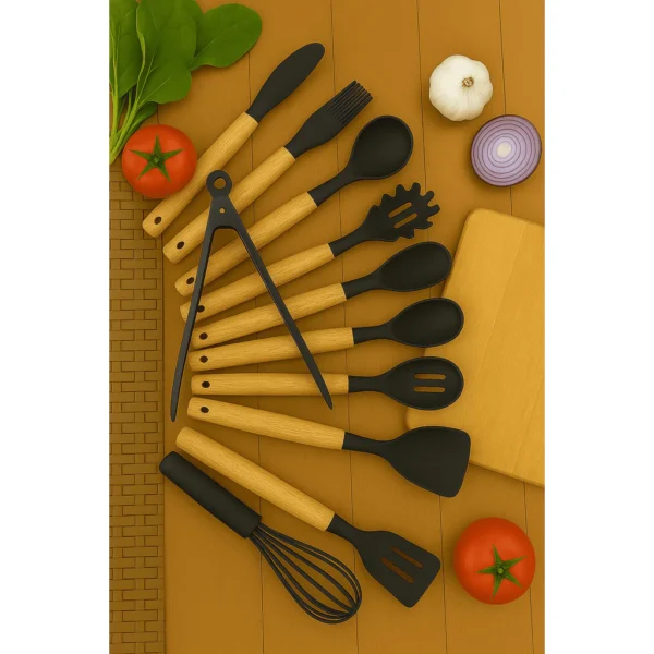 12pcs Silicone Spatula Kitchen Set