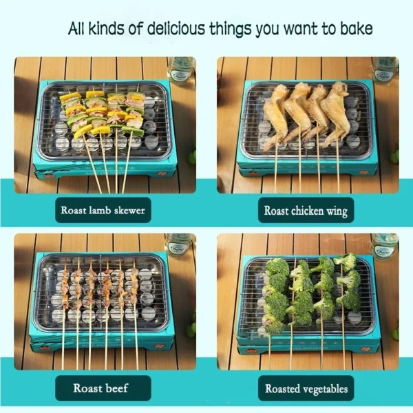 sg-11134201-8261m-mlk62imlwgec20.webp Disposable Portable Charcoal Grill L32cm W22cm H5cm