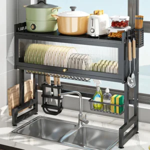 Anti Slip Dish Drainer Sink Rack